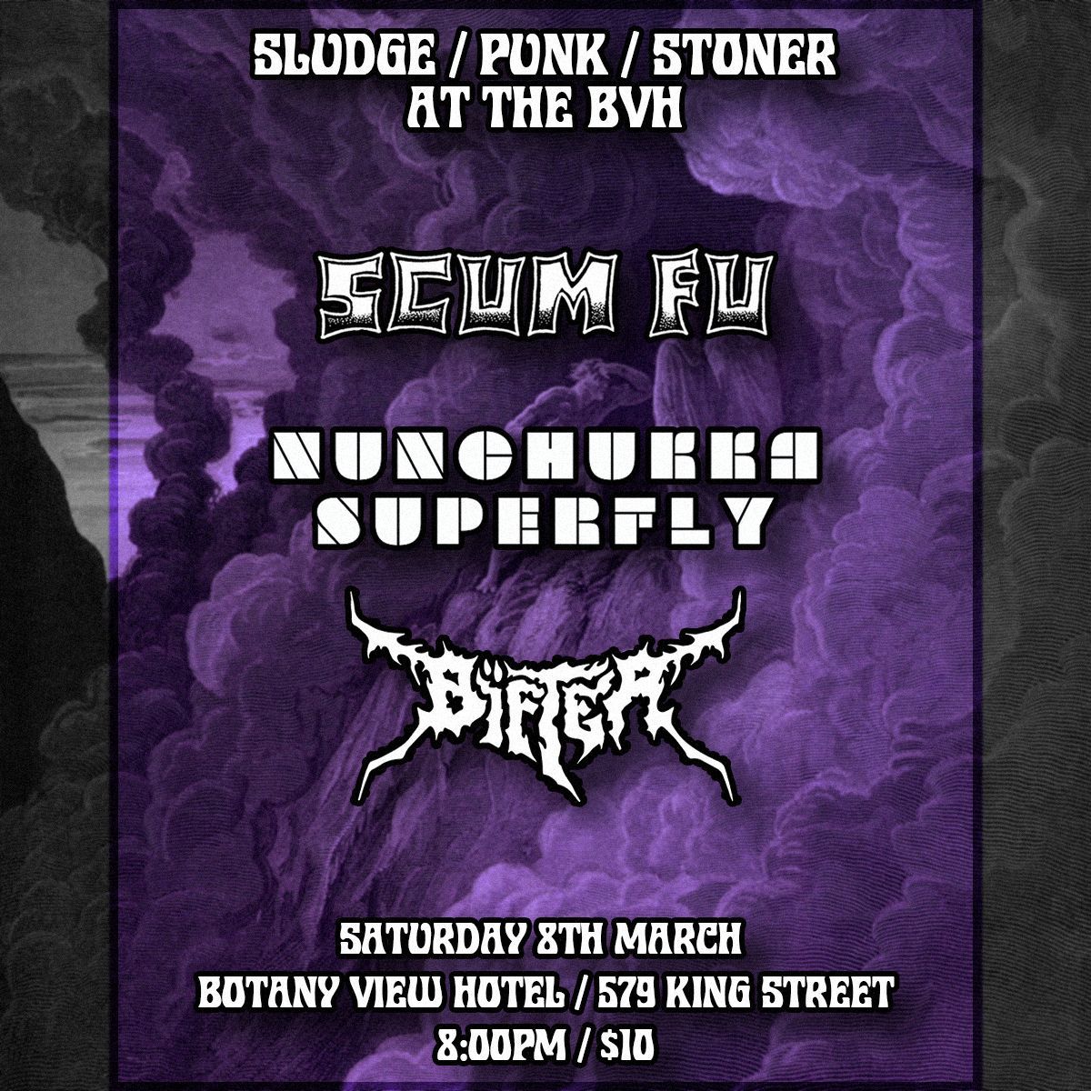 Scum Fu\/Nunchukka Superfly\/Bifter @ the BVH