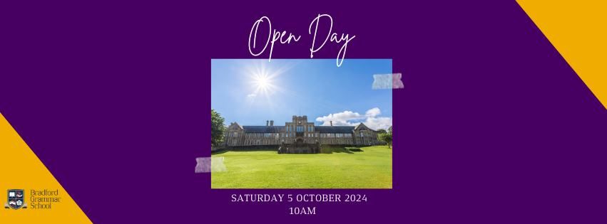 Open Day at BGS - Saturday 5 October