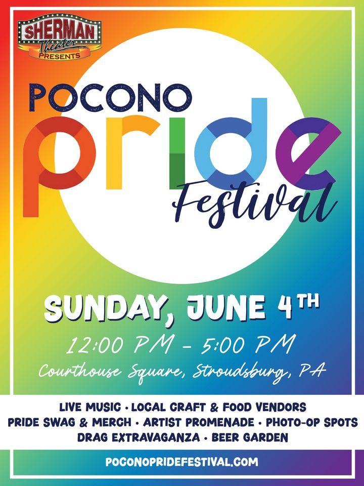 Pocono Pride Festival 2023, Stroudsburg Courthouse Square, 4 June 2023