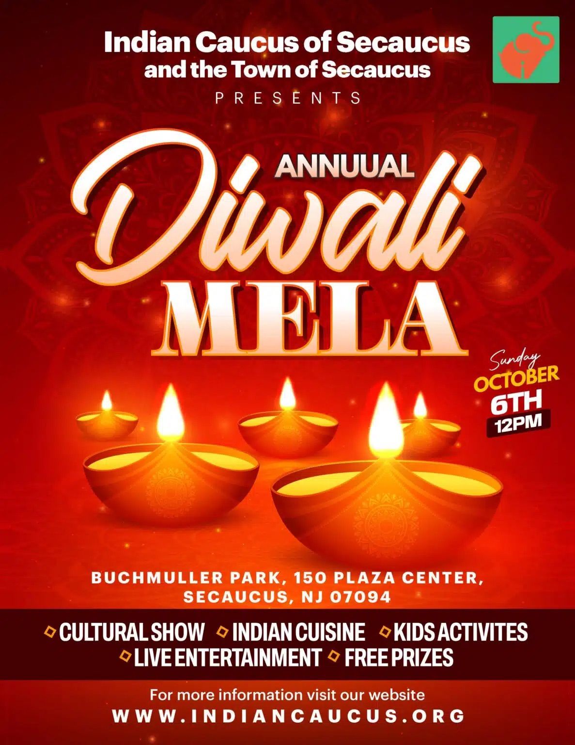 14th Annual Diwali Mela  - The Festival of Lights