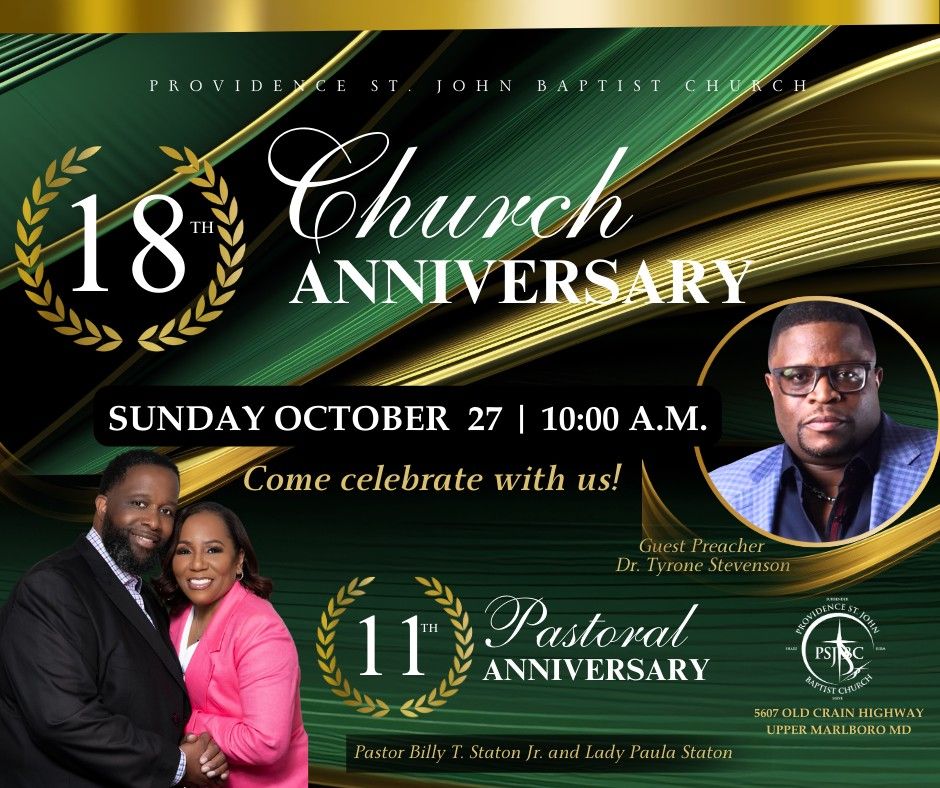 PSJBC Church Anniversary Celebration