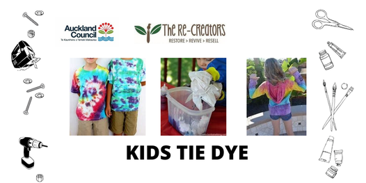 Kids Tie Dye, New Lynn Community Centre, Thursday 17 February, 4pm - 5.30pm