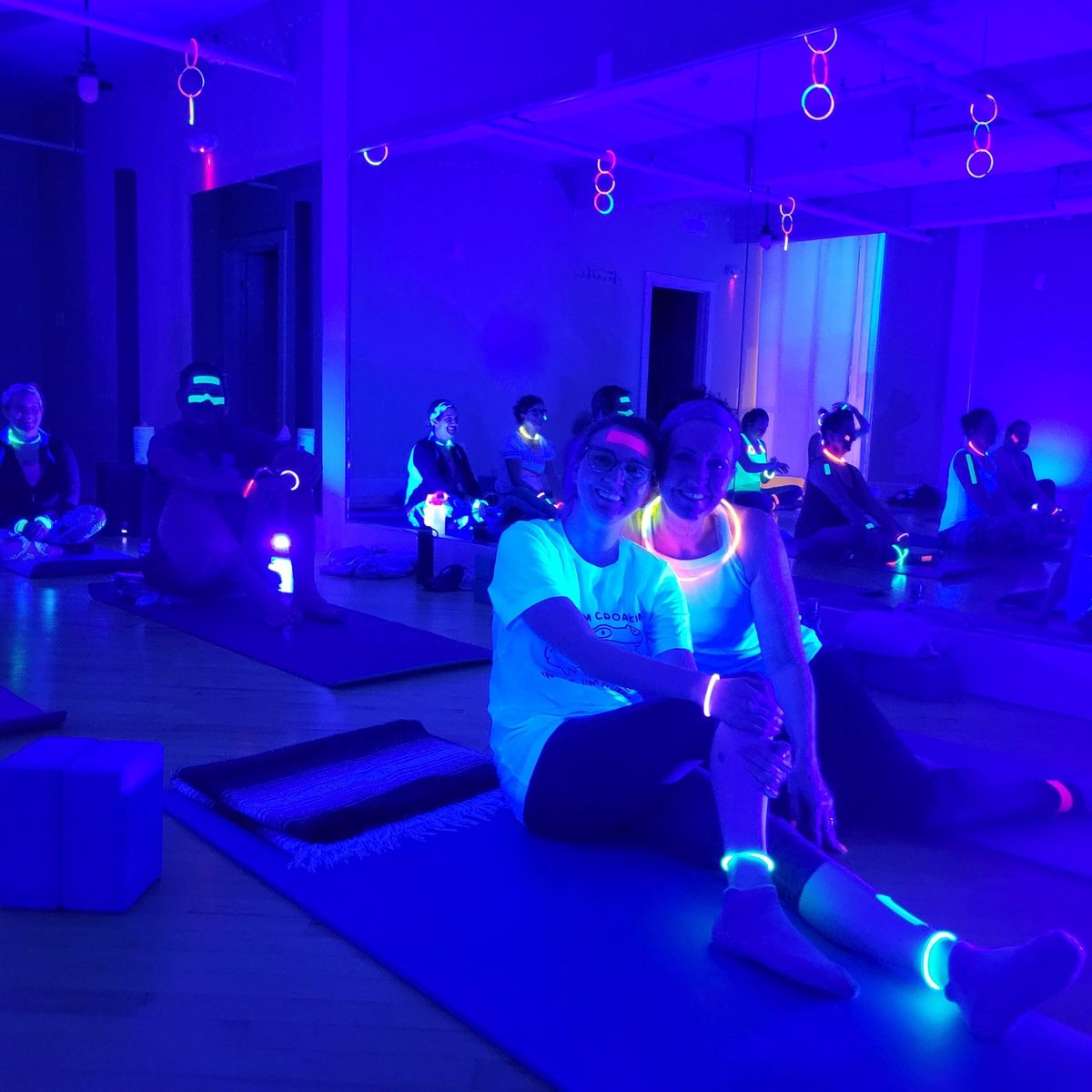 New Years Glow Yoga! 