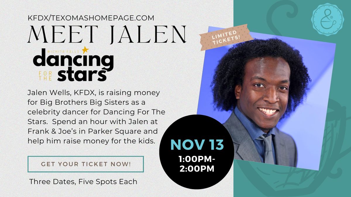 Big Brothers Big Sisters Celebrity Coffee & Convos: Jalen Wells