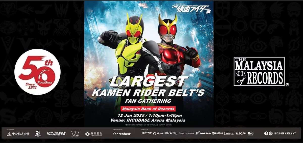 LARGEST KAMEN RIDER BELTS FAN GATHERING