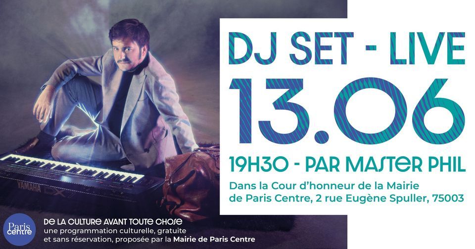 BRAKAGE & Mairie de Paris Centre invitent MASTER PHIL (Cracki Records)