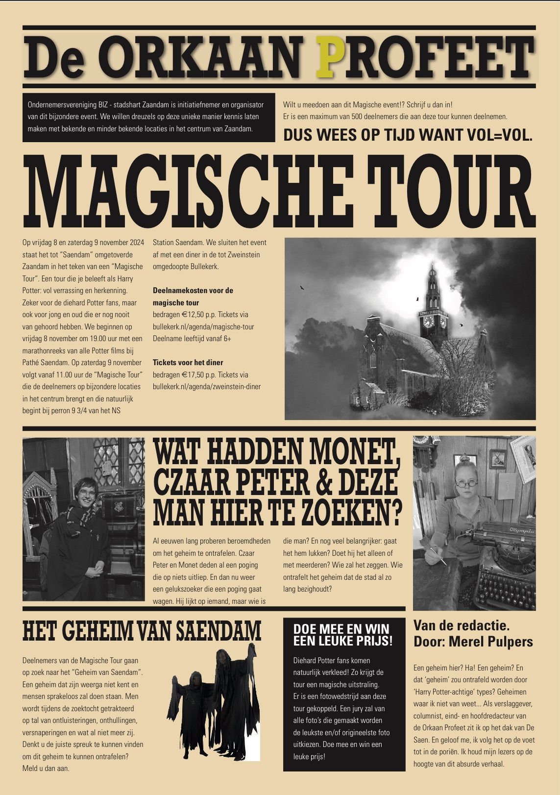 Magische Tour door Saendam