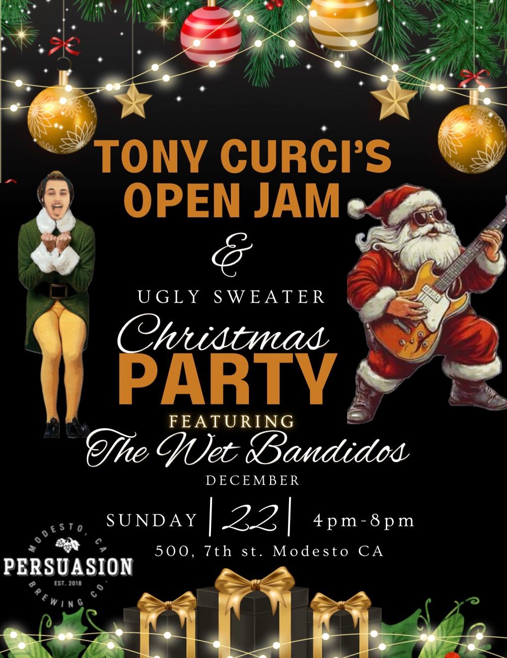 Open jam Christmas party