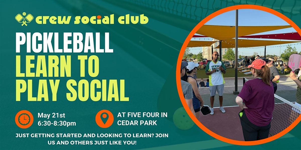 Pickleball Learn to Play Social