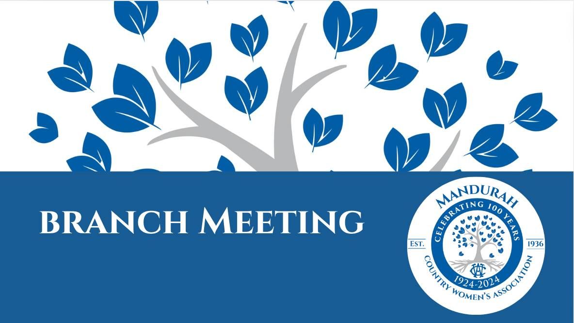 August Branch Meeting