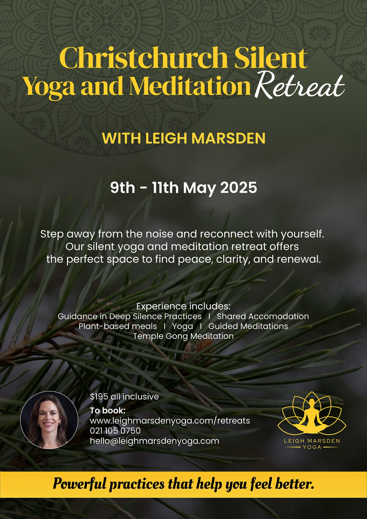 Silent Yoga and Meditation Retreat