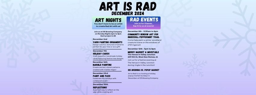 Paint and Pass - Art Night with Art Is Rad Brewing Company