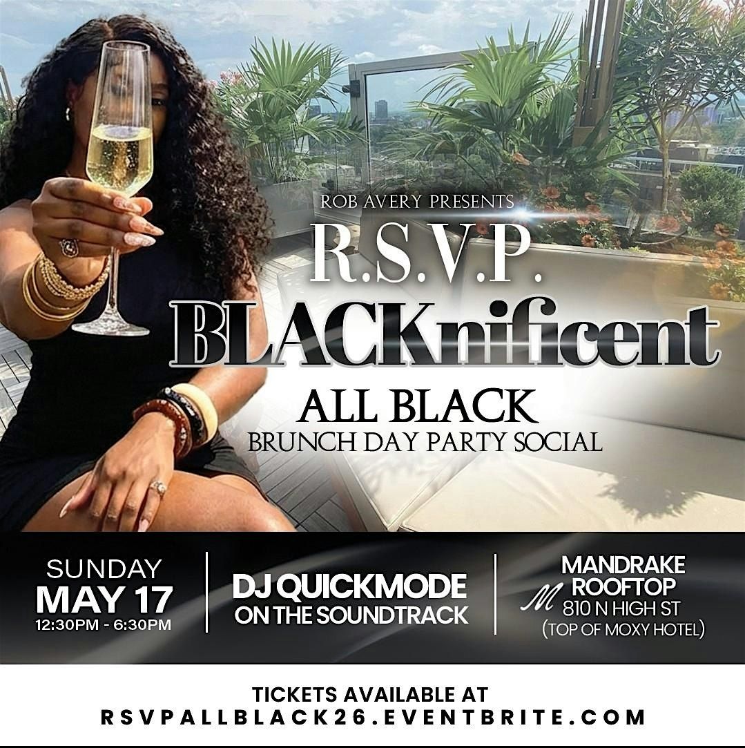 RSVP BLACKnificent All Black Brunch and Day Party Social