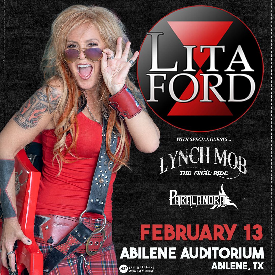 Lita Ford at Abilene Auditorium