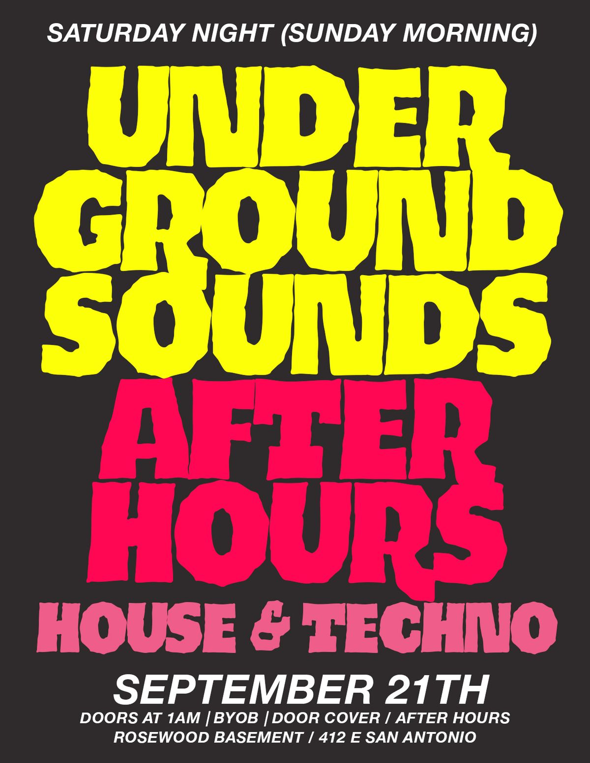 Under Ground Sounds at Rosewood Basement