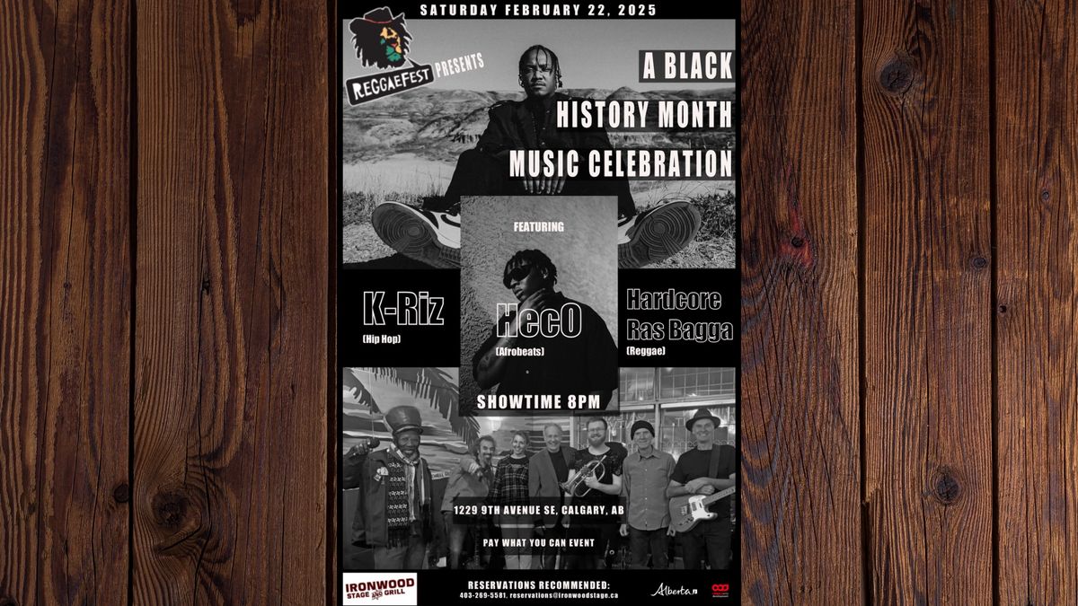 ReggaeFest Presents: A Black History Month Music Celebration 