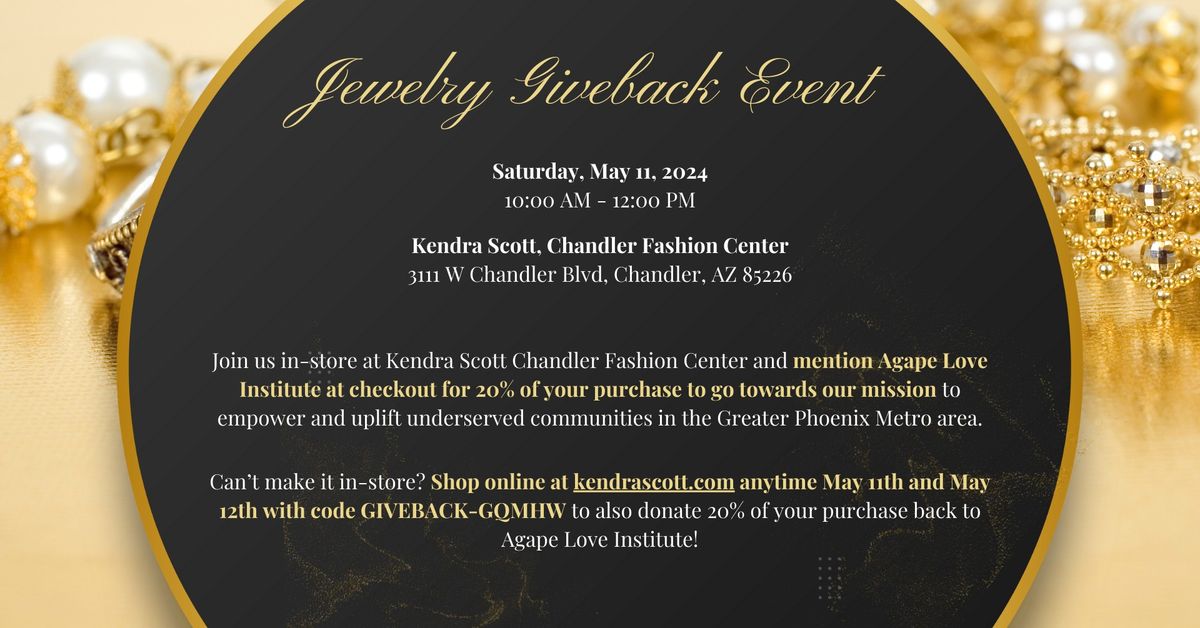 Jewelry Giveback Event