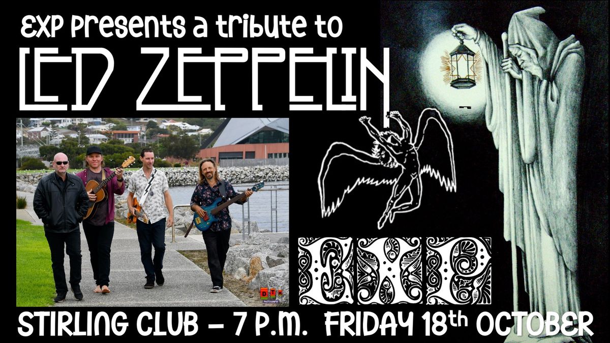 EXP's Led Zeppelin tribute rocks the Stirling Club