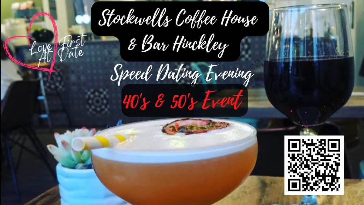 40\u2019s & 50\u2019s Speed Dating Event Hinckley 