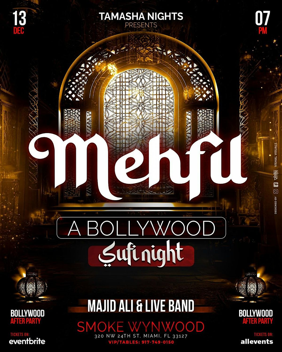 MIAMI'S MEHFIL RAAT- A BOLLYWOOD SUFI NIGHT FT. MAJID ALI @SMOKE WYNWOOD