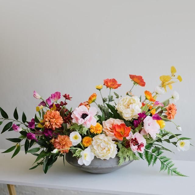 Flower evening - Eco bowl arrangements