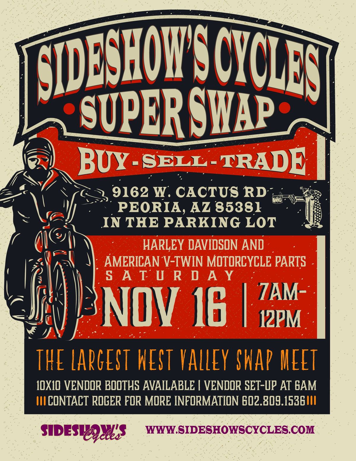 Sideshow's Cycles Super Swap | Swap Meet