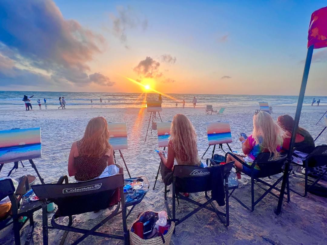 SUNSET PAINTING EVENT ON THE BEACH!