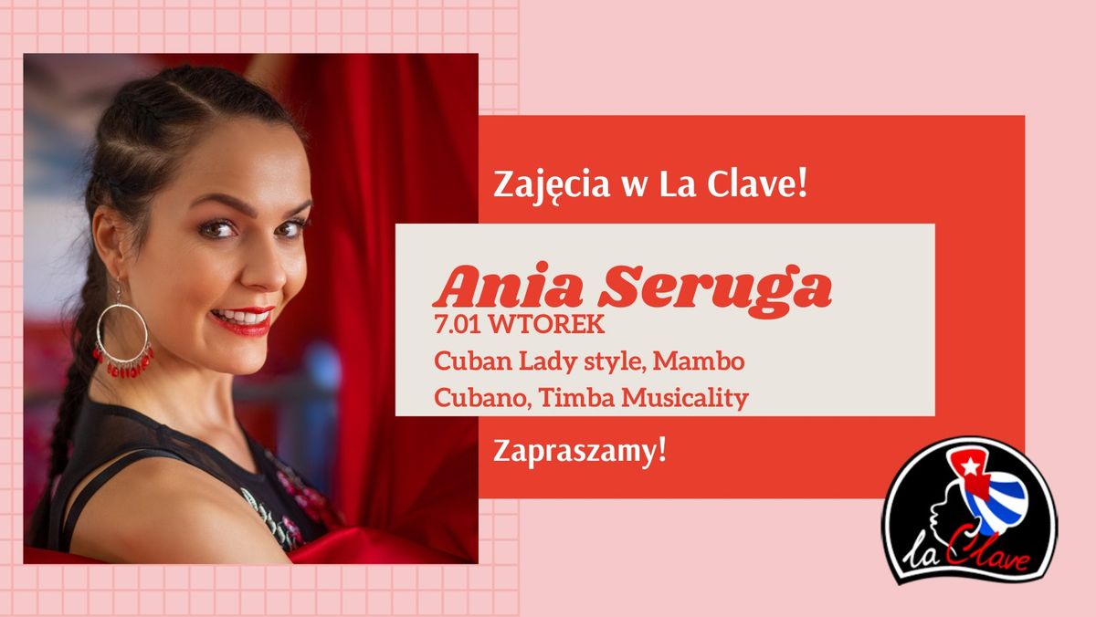 Ania Seruga w La Clave \ud83d\ude0d Zaj\u0119cia we wtorek - 7 STYCZNIA \ud83d\ude0d