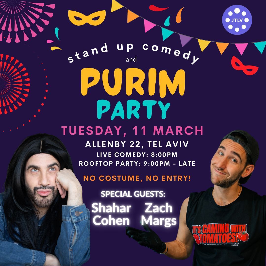 Stand Up Comedy & Purim Party