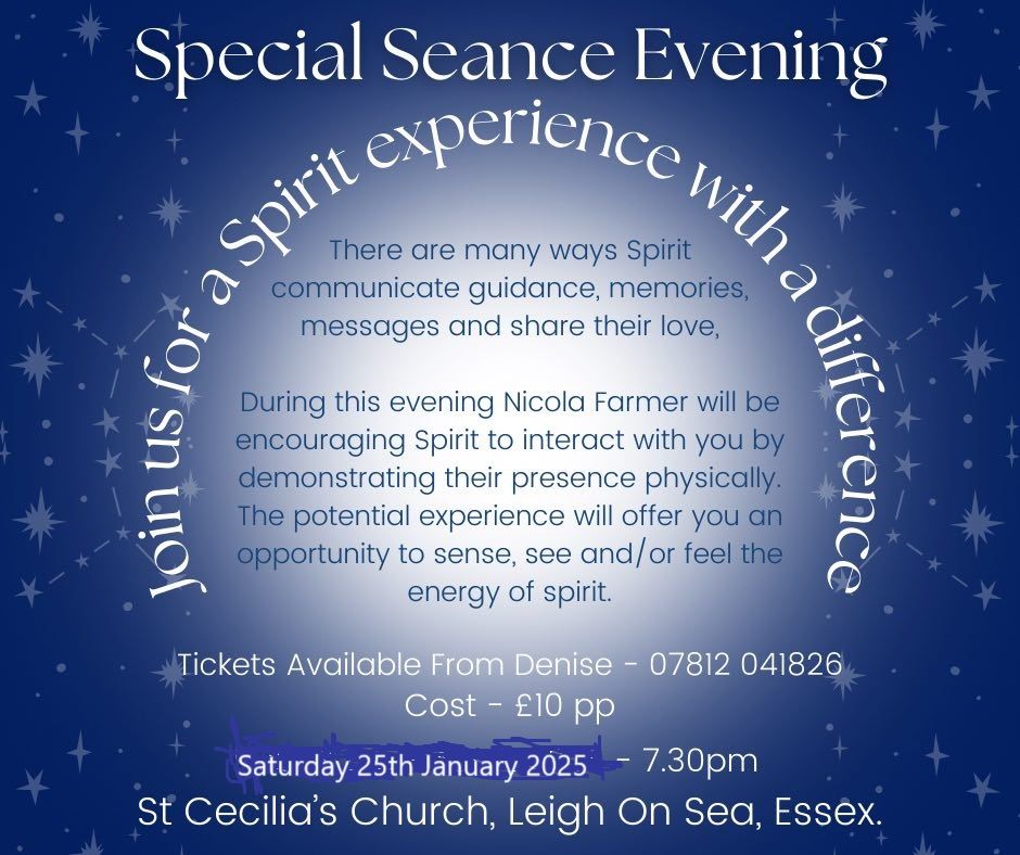 Special Seance Evening with Nicola Farmer