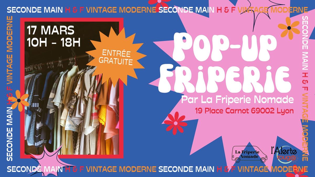 POP-UP Friperie : La Friperie Nomade x L'Alerte Rouge 