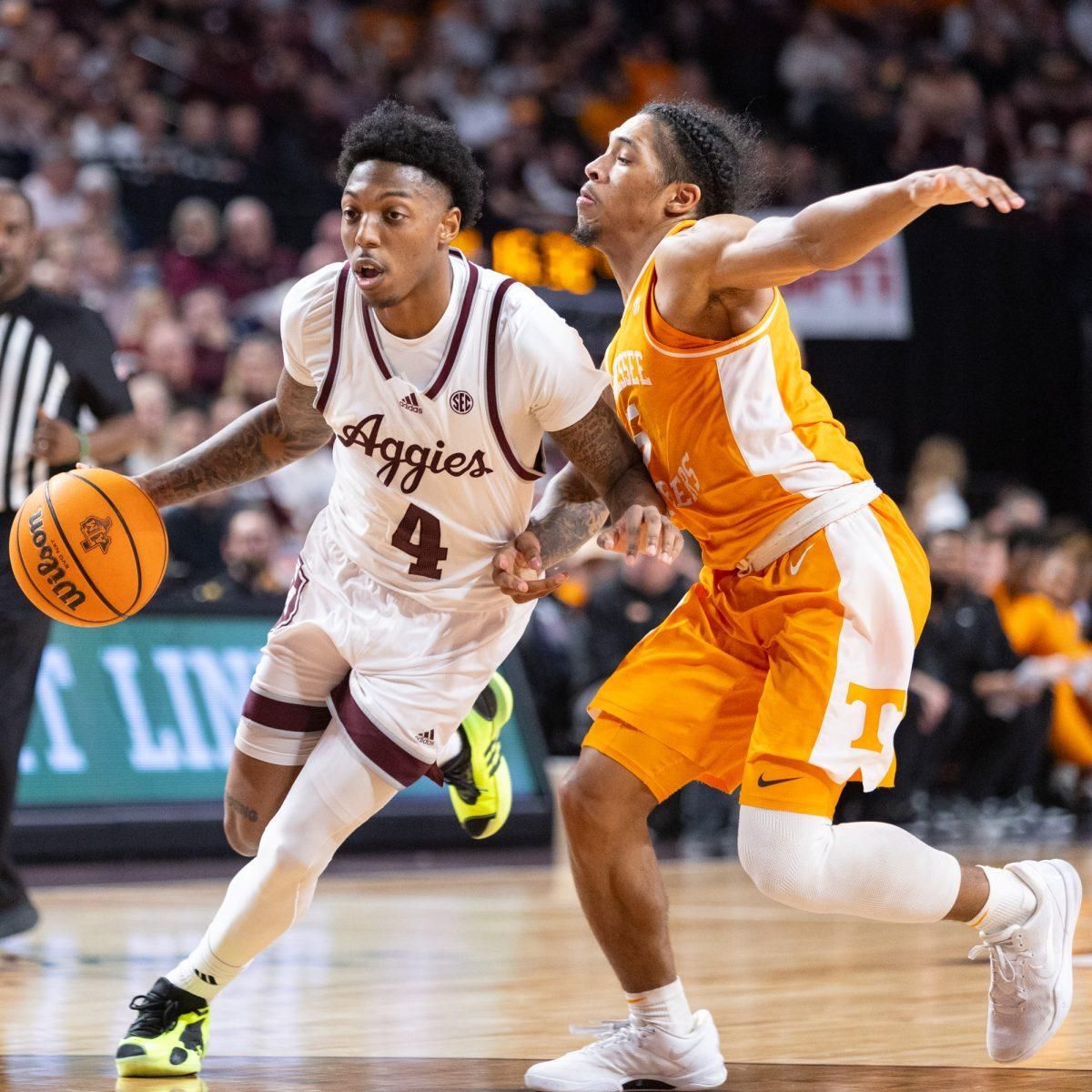 Auburn Tigers at Texas A&M Aggies Mens Basketball at Reed Arena