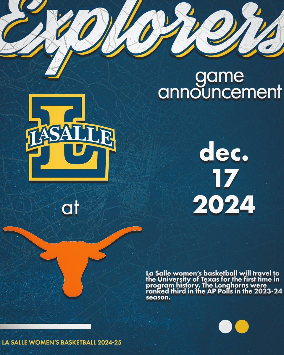 Texas Longhorns Women's Basketball vs. La Salle Explorers