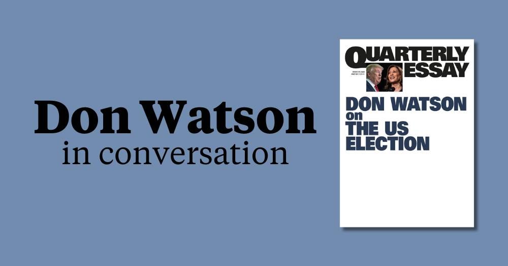 Don Watson in conversation