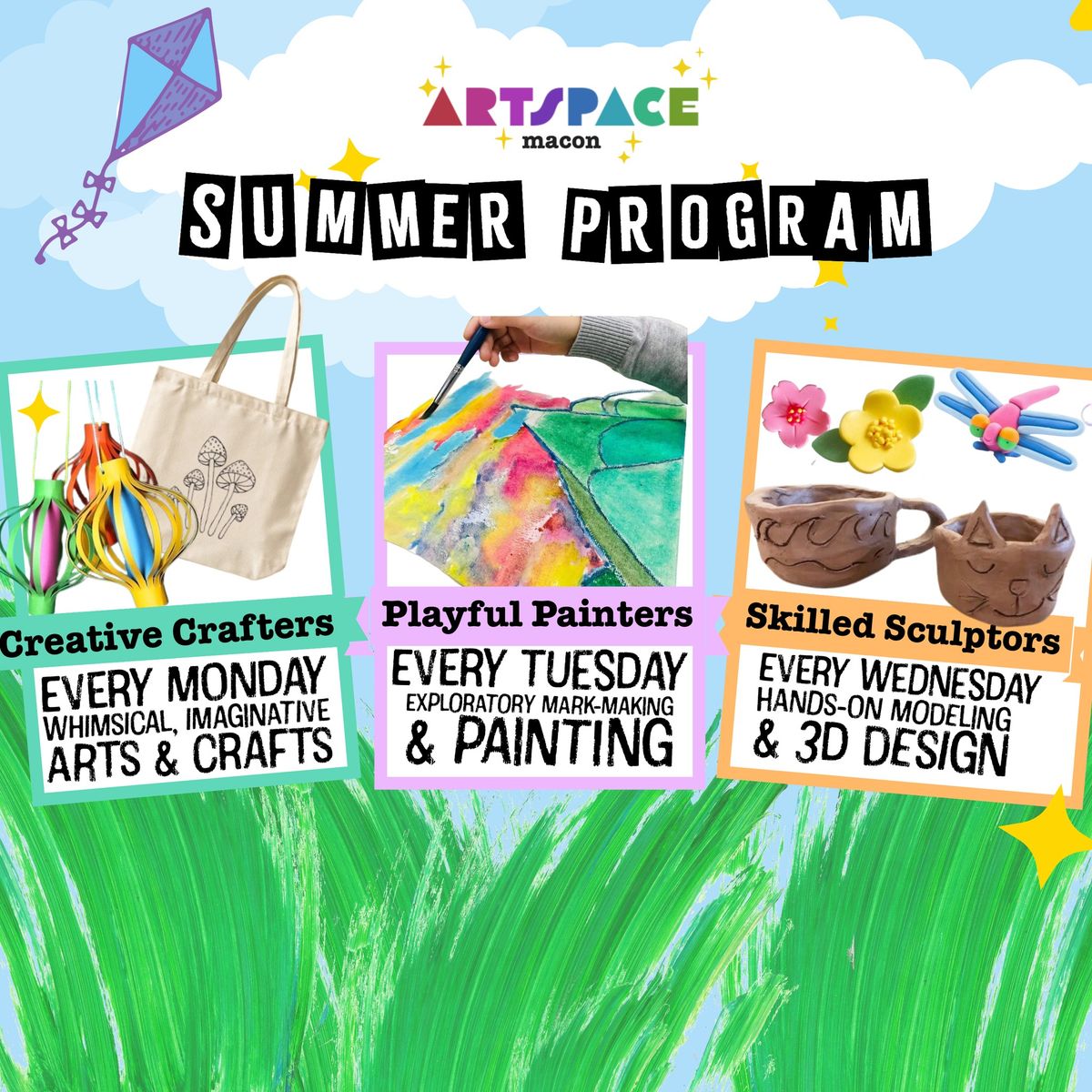 Summer Kid's Workshops (Ages 7-12) 