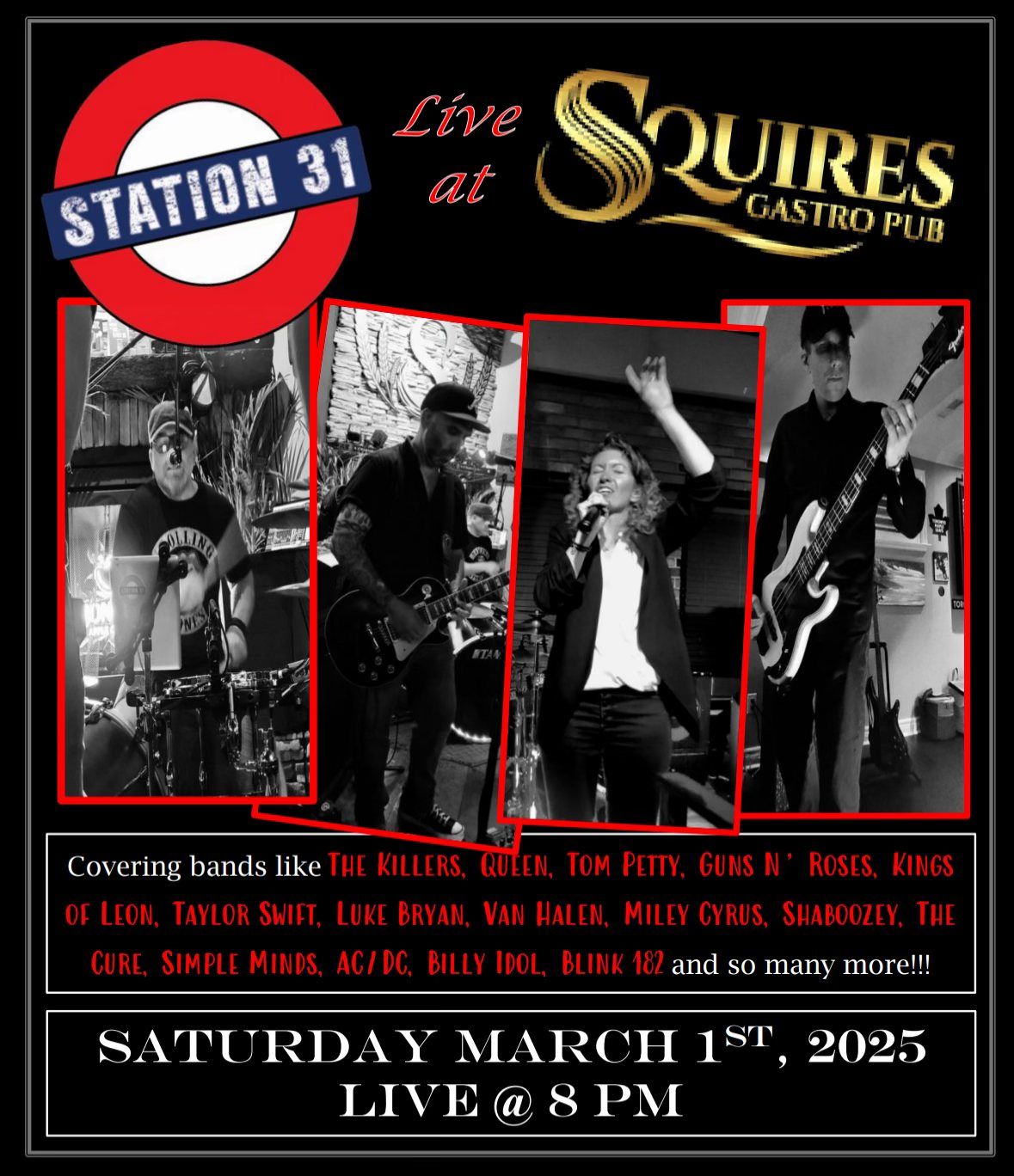 Station 31 - Live at Squires Gastro Pub