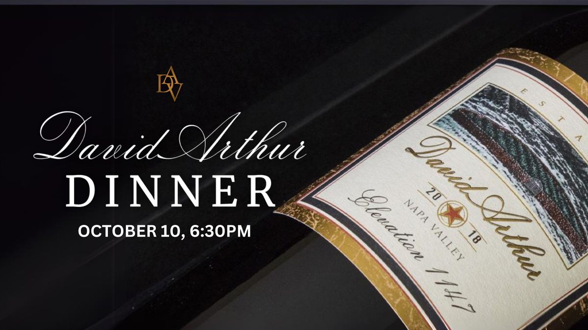 David Arthur Wine Dinner