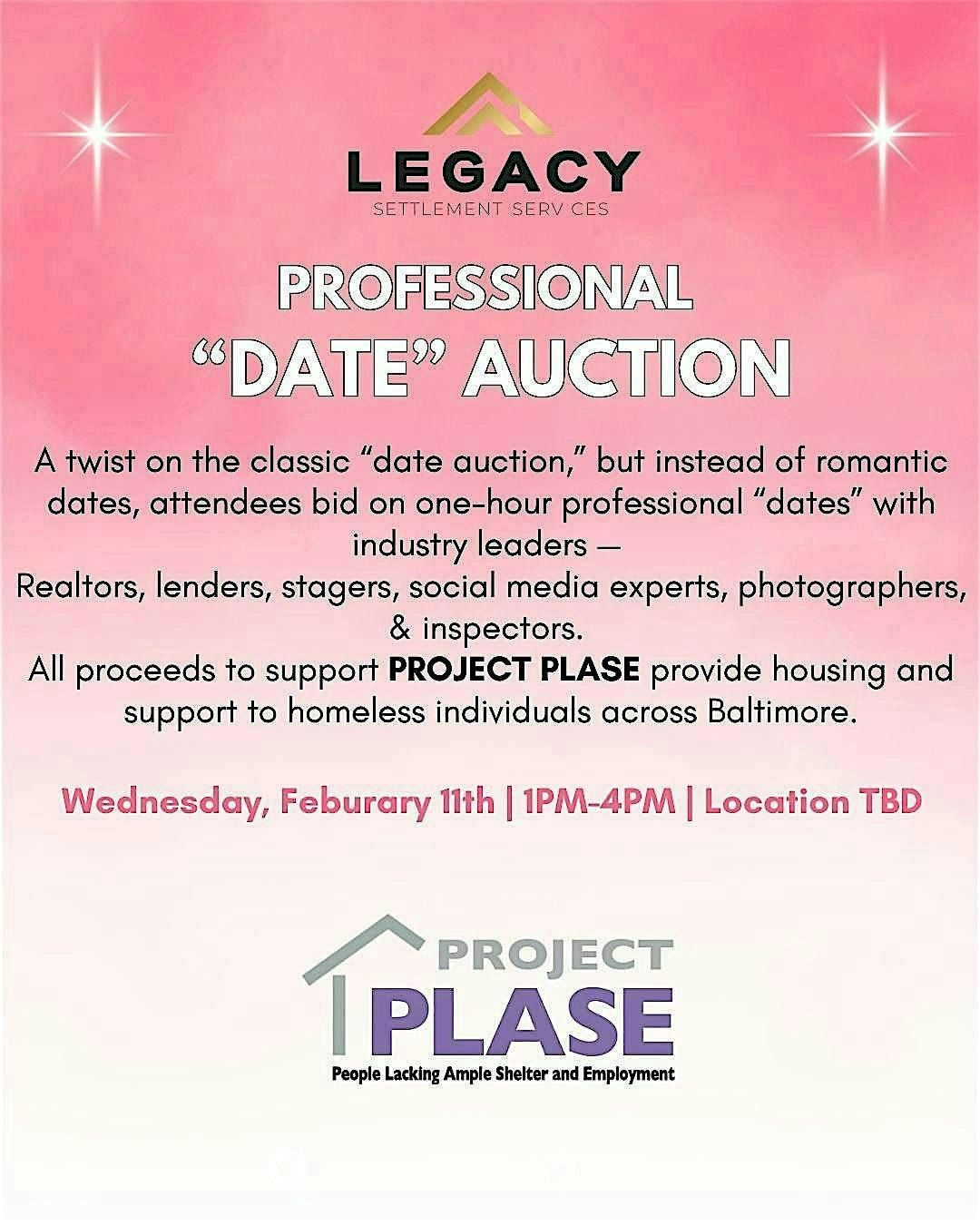 Professional "Date" Auction