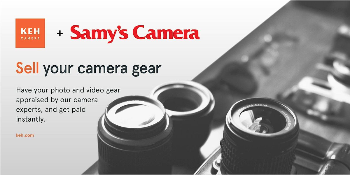 Sell your camera gear (free event) at Samy's Santa Ana