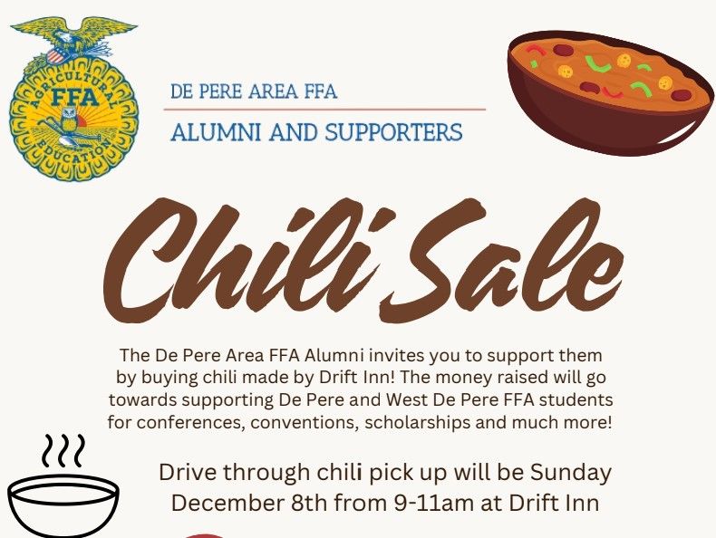 Fall Chili Sale Fundraiser Pickup