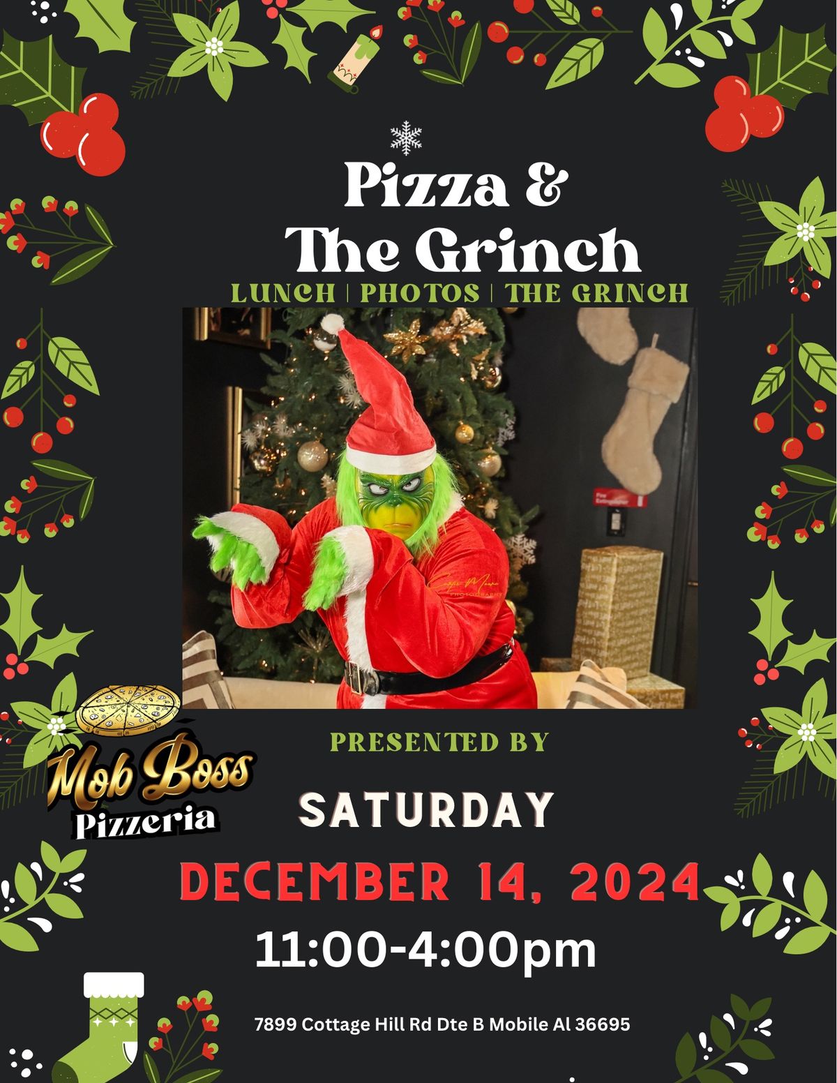 Pizza With The Grinch