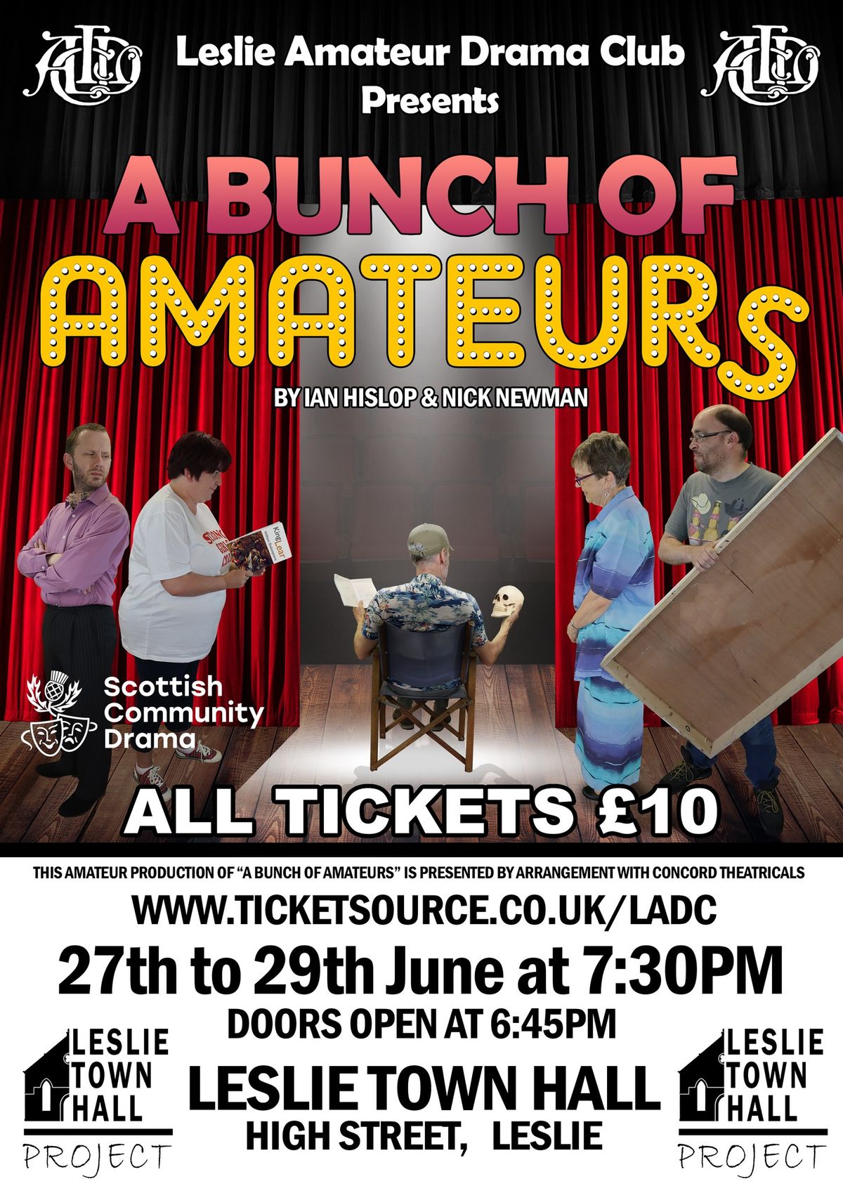 Leslie Amateur Drama Club Presents - A Bunch of Amateurs by Ian Hislop and Nick Newman 