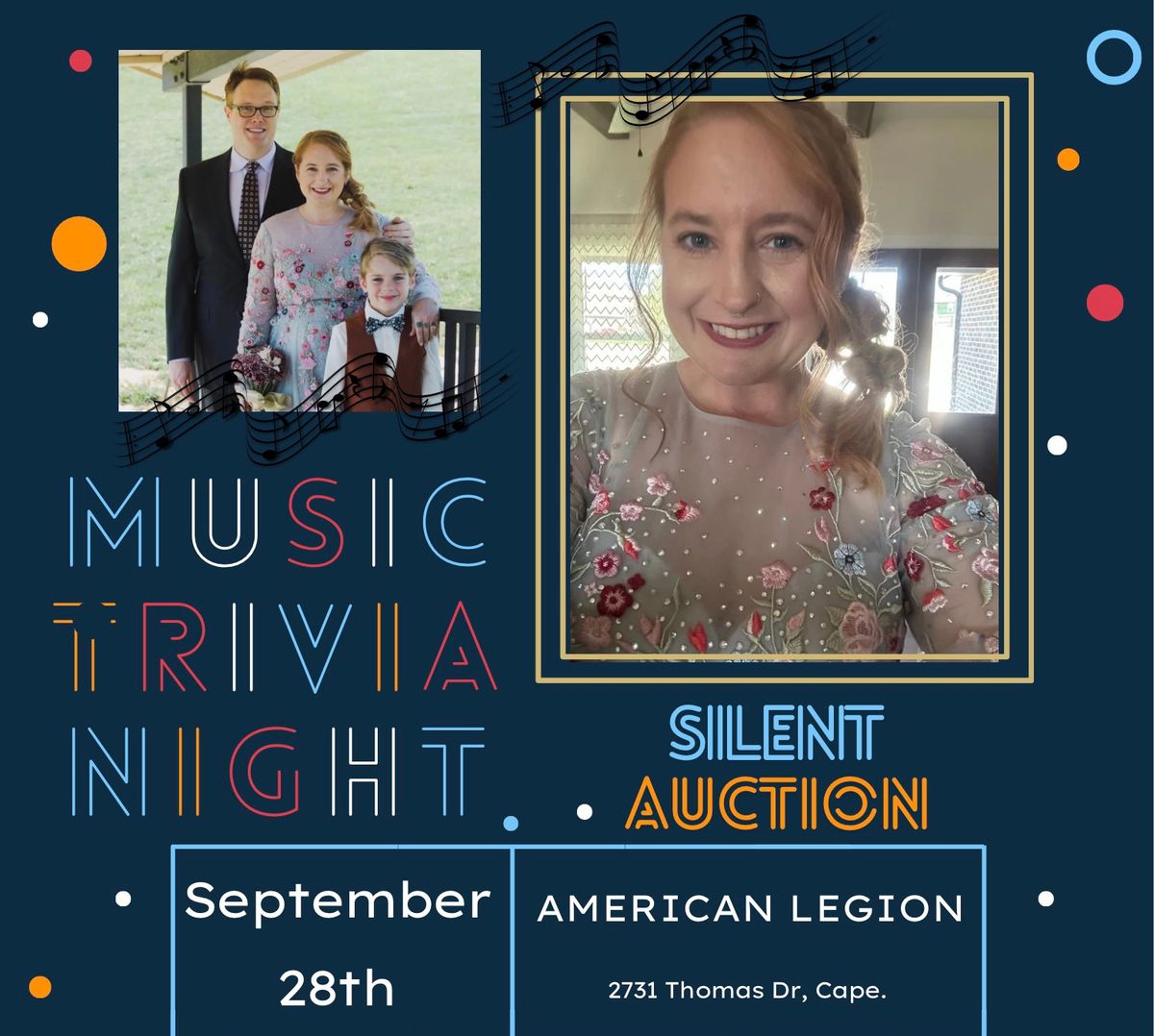 Benefit Music Trivia & Silent Auction for Lindsay Chapman 