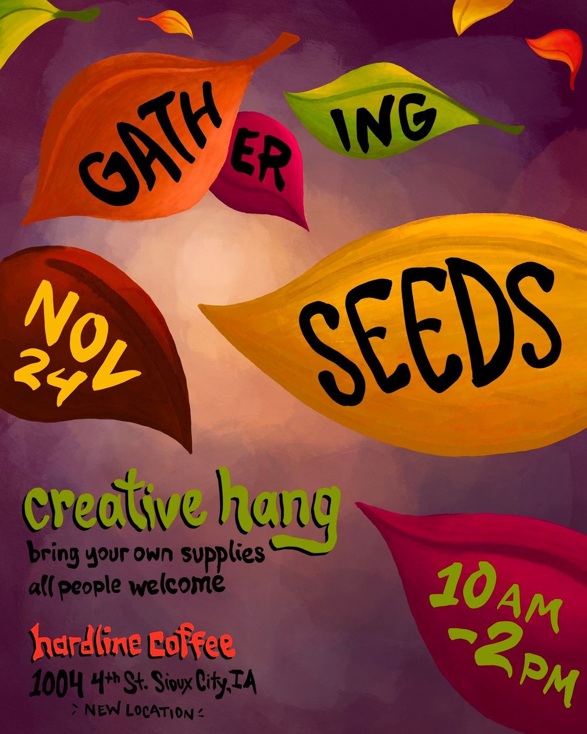 Gathering Seeds \u2022 Creative Hang