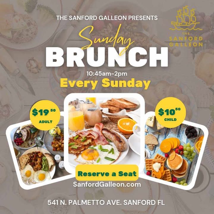 The Sanford Galleon Sunday Brunch