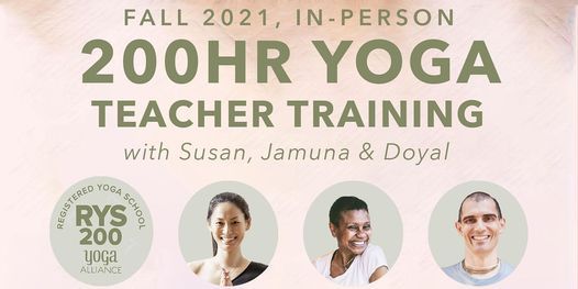 Fall 2021 IN PERSON Yoga Teacher Training