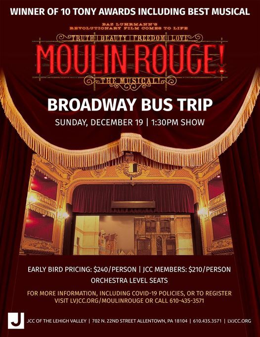 broadway bus trips near allentown pa