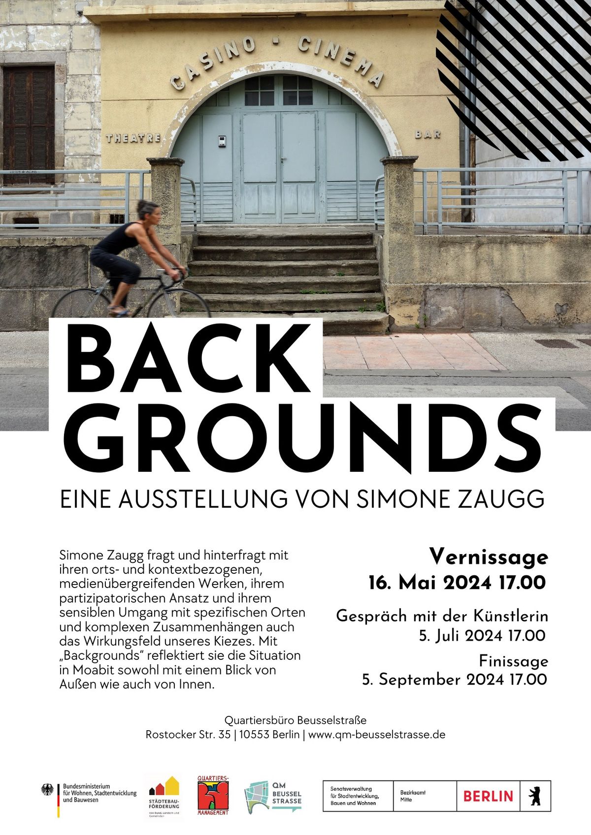 Backgrounds -  eine Ausstellung von Simone Zaugg 