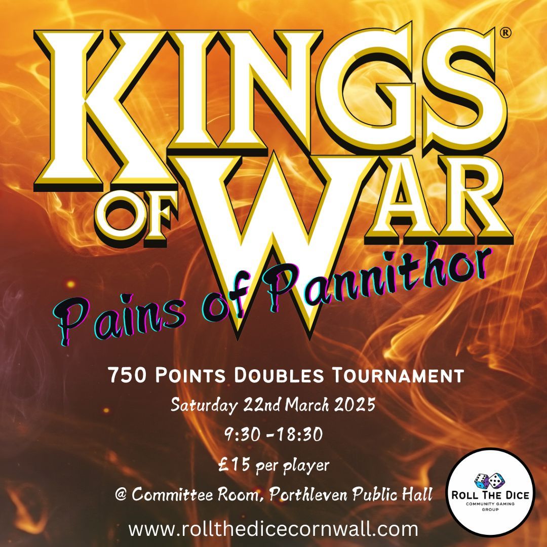 Pains of Pannithor: 750 points doubles tournament