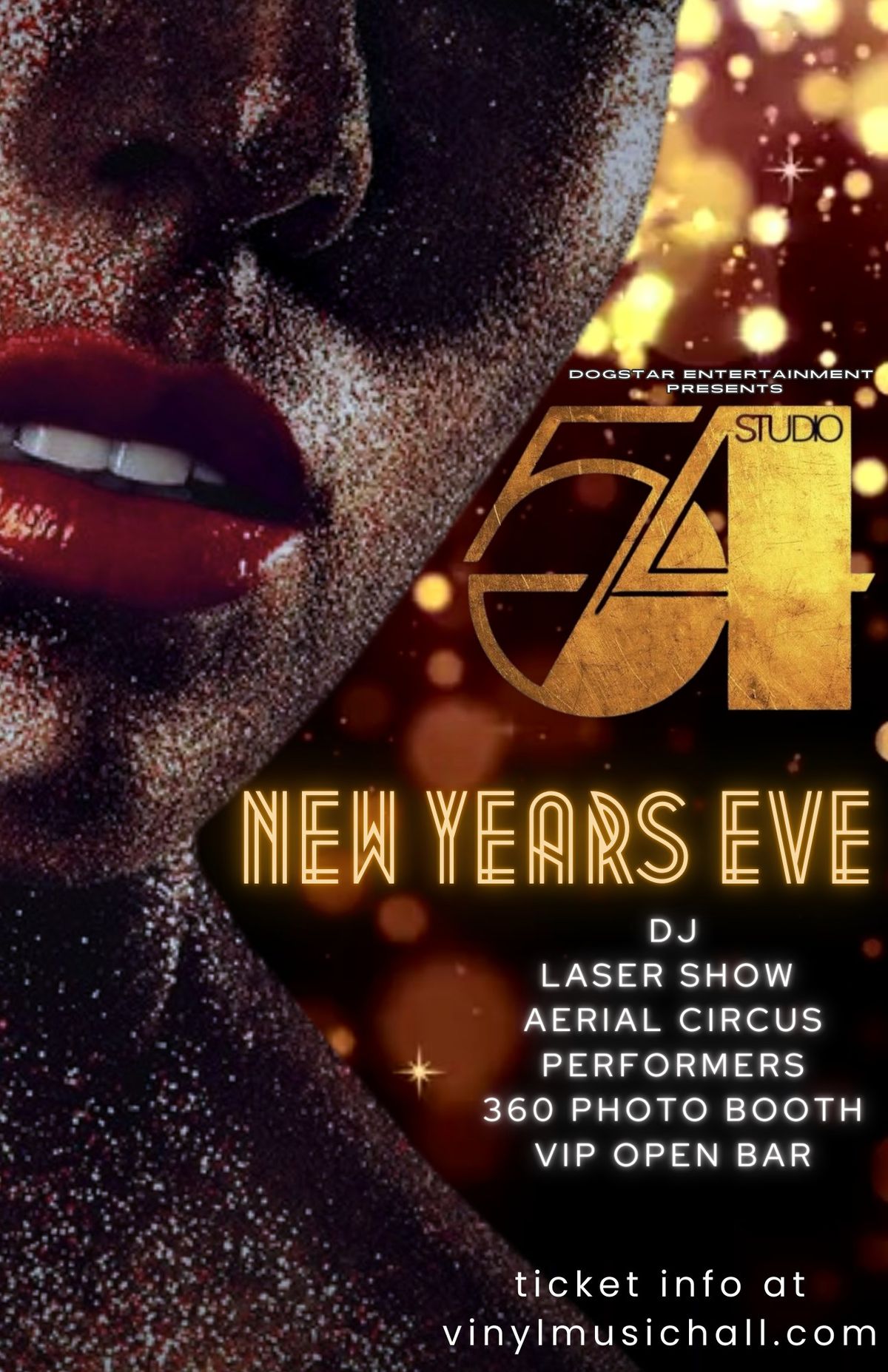 NYE Studio 54 Party at Vinyl Music Hall